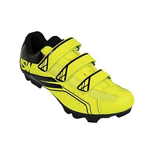 SAPATILHA ASW RUBY MTB AMARELO FLUO PRETO 41