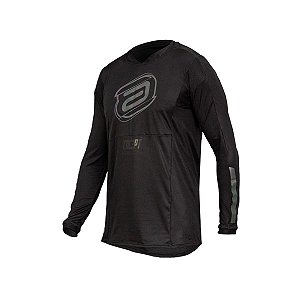 CAMISA MOTOCROSS ASW CONCEPT PRETO G