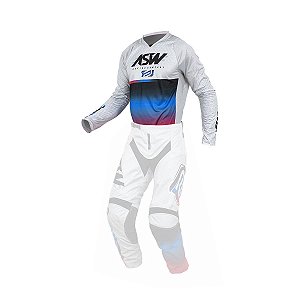 CAMISA MOTOCROSS ASW IMAGE CODE 22 CINZA GG