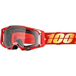 OCULOS MOTOCROSS 100% ARMEGA NUKETOWN LENTE TRANSPARENTE