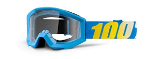 OCULOS 100% Motocross Enduro Trilha STRATA CRISTAL NATION AZUL CLARO