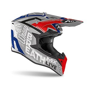 CAPACETE AIROH  WRAAP STREET GREY CINZA METAL GLOSS TAM 58