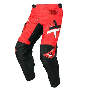 CALCA MOTOCROSS MATTOS RACING ATOMIC VERMELHO PRETO TAM 46