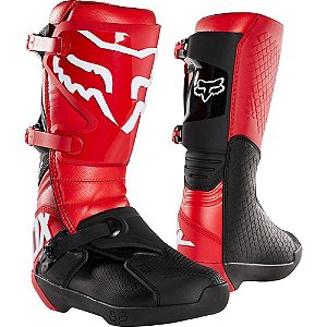 BOTA MOTOCROSS FOX COMP FLAME RED (VERMELHA) TAM 12 (43/44)