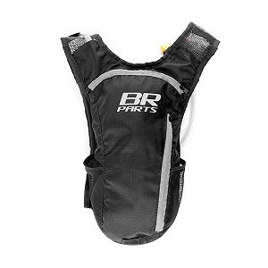 MOCHILA BOLSA DE HIDRATACAO BR PARTS COMBAT 2 L PRETO CINZA