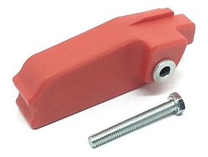 PROTETOR EIXO PEDAL DE CAMBIO CRF 230 VERMELHO BIKER