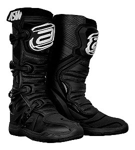 BOTA MOTOCROSS TRILHA ASW ELEVATE PRETO TAM 11 (42/43)