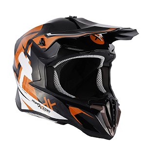 CAPACETE MOTOCROSS MATTOS RACING COMBAT MMXIV LARANJA TAM 58