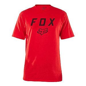 FOX LIFESTYLE CAMISETA LEGACY MOTH SS CHILLI VERMELHO TAM M