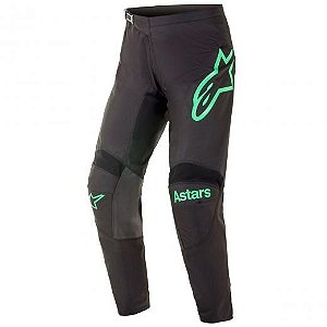 CALCA ALPINESTARS FLUID CHASER 21 PRETO VERDE MENTA TAM 32 ( 40 BR )