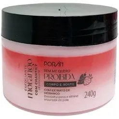 Esfoliante Corpo e Rosto Morango Com Chantilly _Poran