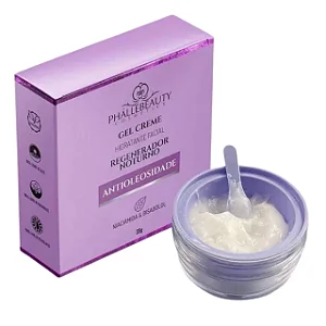 Gel Hidratante Regenerador Noturno Antioleosidade _Phallebeauty