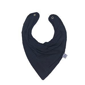 Babador Infantil 100% Algodão com Plástico Bandana Cinza Extra Gesta Slings