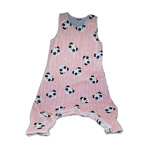 Saco de Dormir em Moletom Peluciado 18 a 24 Meses Ursinho Pandas Gesta Slings