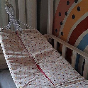 Rede de Berço Montessoriana em Tecido Plano 100% Algodão Mila Gesta Slings