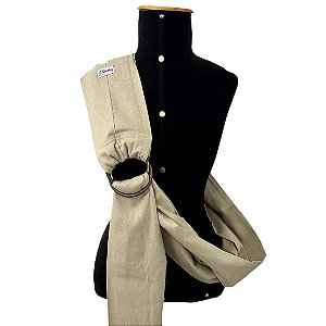 Sling Unissex Nude com Argola Ouro Velho
