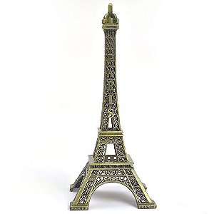 Torre Eiffel Miniatura em Metal 13 cm