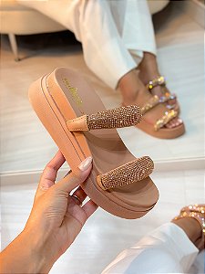 Birken Flatform Feminina Leona Nude