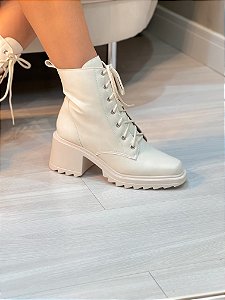 Bota Feminina Marina Off-white