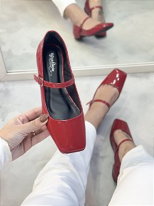 Sapatilha Feminina Nina Vermelho Cereja