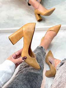 Scarpin Feminino Penelope Palha Destroyed