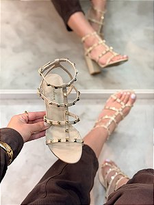 Sandália Feminina Barbara Off-White