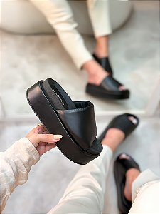 PRÉ VENDA - Birken Flatform Feminina Maya Preta