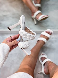 Tamanco Feminino Thaise Off-White