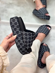PRÉ VENDA - Flatform Feminina Paloma Preta