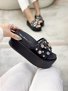 Flatform Feminina Blair Preta