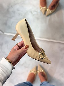 Scarpin Feminino Monique Nude