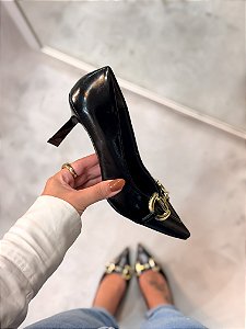 Scarpin Feminino Monique Preto
