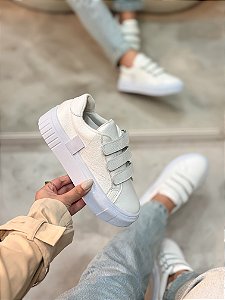Tênis Feminino Nati Branco em Couro