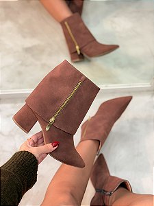 Bota Feminina Naya Capa Marrom