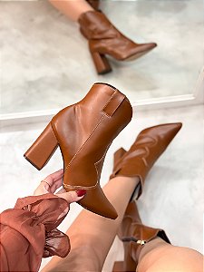 Bota Feminina Western Sabrina Marrom