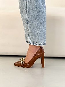 Scarpin Feminino Vitoria Camel