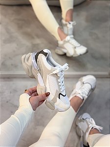 Tênis Feminino Nic clássico Branco/bege