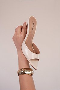 Tamanco Feminino Silvia Off-white