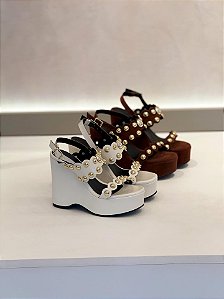 Sandália Anabela Feminina Sara