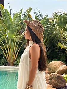 Chapéu de Palha Western Búzios Camel