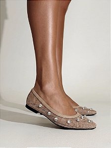 Sapatilha Feminina Blair Nude em tela