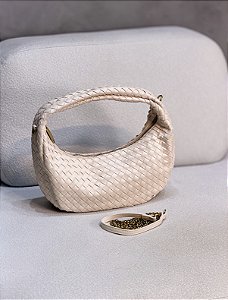 Bolsa Feminina Bonnie Baguete Off-white
