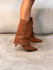 Bota Feminina Capa Marina Camel