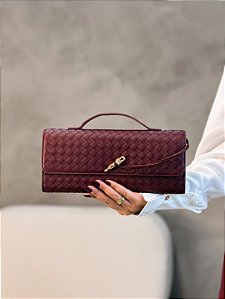 Bolsa Feminina trançada Victoria Vinho
