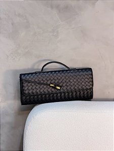 Bolsa Feminina Trançada Victoria Preta