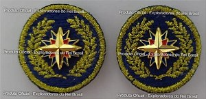 Pin de Lapela Exploradores do Rei - Par Metal