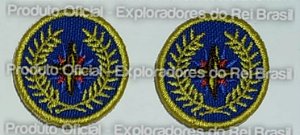 Pin de Lapela Exploradores do Rei - Par Bordado