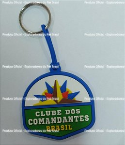 Chaveiro Emborrachado Clube dos Comandantes
