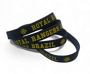 Pulseira em Silicone - RRB Adulto Azul