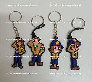 Chaveiro Emborrachado Mascotes
